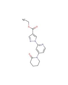 Astatech ETHYL 1-(4-(2-OXOPIPERIDIN-1-YL)PYRIDIN-2-YL)-1H-PYRAZOLE-4-CARBOXYLATE; 1G; Purity 95%; MDL-MFCD25970585